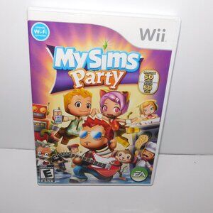 Nintendo Wii My Sims Party Video Game Complete with Manual